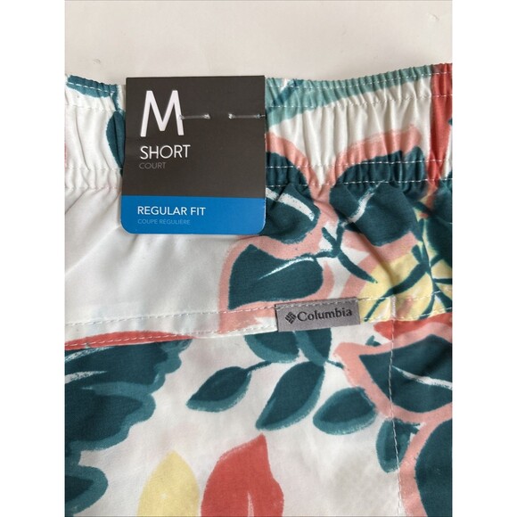 NWT Ladies Columbia Sandy River III Omni-Shield Tropical Print 5" Inseam Sz M - Picture 6 of 8